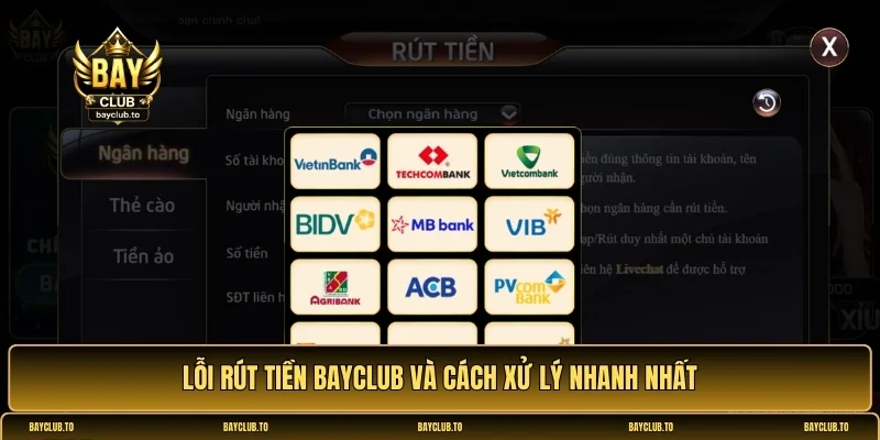 rút tiền Bayclub